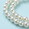 Baking Painted Pearlized Glass Pearl Round Bead Strands HY-Q330-8mm-02-4