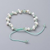 Braided Beads Bracelets BJEW-JB05056-01-2