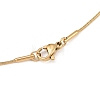 Trendy Unisex 201 Stainless Steel Snake Chain Necklaces NJEW-L043-06G-2