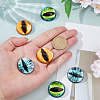 Glass Cat Eye Decorative Eye Piece DIY-WH0671-559B-3