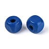 Spray Painted Wooden Beads WOOD-P021-01A-04-2