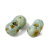 Opaque Glass Beads GL-CBA31A4-02G-3