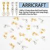 120Pcs 2 Colors Brass Ball Stud Earring Post FIND-AR0001-61-4