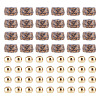 50Pcs Natural Picture Jasper Beads G-TAD0001-12-2