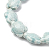 Handmade Porcelain Beads Strands LAMP-G140-02H-4