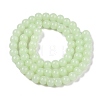 Imitation Jade Glass Beads Strands GLAA-T032-J6mm-03-3