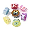 UV Plating Opaque Acrylic Beads AC-CBAC174-01-1