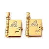 304 Stainless Steel Pendants SA-CBA694E-01G-06-1