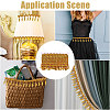 Polyester Metallic Thread Lace Tassel Ribbons OCOR-WH0108-42D-7