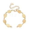304 Stainless Steel Strawberry Link Chain Bracelet Making AJEW-JB01484-1