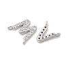 26Pcs Brass Micro Pave Clear Cubic Zirconia Pendants KK-H252-02P-2