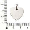 304 Stainless Steel Stamping Blank Tag Pendants STAS-Z126-02P-01-3
