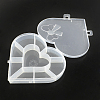 Heart Plastic Bead Storage Containers CON-Q023-16-2