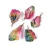 Raw Rough Natural Quartz Crystal Big Pendants G-Q606-48G-1