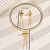 Stainless Steel Cross Tassel Necklace & Earring Sets for Women BL3761-2