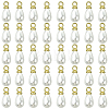 96Pcs ABS Plastic Imitation Pearl Pendants KY-SC0002-32G-1