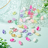 80Pcs 2 Styles Opaque Acrylic Beads OACR-TA0004-90-5