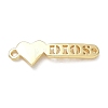 Brass Connector Charms KK-CBAE532-01M-G-1