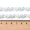Electroplate Glass Beads Strands EGLA-D300-06-8mm-26-5