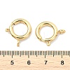 SHEGRACE Brass Spring Ring Clasps XGRPCN223-224G-3