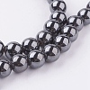 Magnetic Synthetic Hematite Beads Strand G-K228-A-3