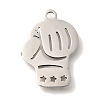 201 Stainless Steel Pendants STAS-R136-06P-1