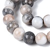 Opaque Ombre Effect Dyed Glass Beads Strands GLAA-Q106-04A-03-3