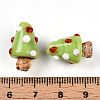 Handmade Lampwork Bumpy Beads X1-LAMP-T022-02A-05-3