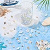 220Pcs 6 Styles Plastic Imitation Pearl Beads KY-SP0001-78-4
