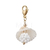 Natural Shell Pendant Decorations HJEW-MZ00171-01-2