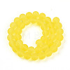 Transparent Glass Beads Strands GLAA-T032-T10mm-MD12-2