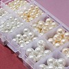 428Pcs 8 Style Glass Pearl Beads Strands HY-FS0001-08-4