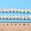 Transparent Spray Painted Glass Beads Strands GLAA-N001-42-5