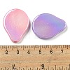 UV Plating Iridescent Acrylic Beads OACR-G039-13-3