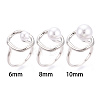 Oval Brass Cup Peg Ring Settings KK-N274-38P-4
