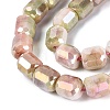 Anti-Tarnish Electroplate Glass Beads Strands EGLA-N027-03A-05-3