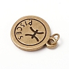 Brass Pendants KK-I668-01AB-07-2