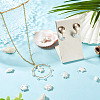 6Pcs Natural Nucleated Baroque Keshi Pearl Pendants PALLOY-TA00374-7