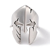 304 Stainless Steel Spartan Soldier Helmet Finger Rings for Men RJEW-U005-05AS-2