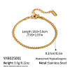 2.7MM European Style 304 Stainless Steel Box Chain Bracelets for Women DP5170-2-2