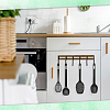 3 Sets Iron & Wood Wall-mounted Storage Hook DIY-GO0003-23-5