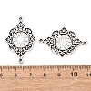 Tibetan Style Alloy Connector Cabochon Settings FIND-C094-02AS-3