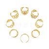 Brass Filigree Ring Shanks KK-TA0007-24G-1
