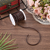 8M Braided Cowhide Leather Cord NWIR-3.0-02B-4