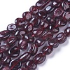 Natural Garnet Beads Strands X-G-P433-04-2