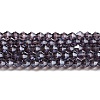 Transparent Electroplate Glass Beads Strands LS-EGLA-A039-T2mm-A04-1