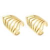 Brass Cuff Earrings EJEW-C186-14G-4