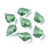 Faceted Glass Pendants GLAA-F068-C23-1