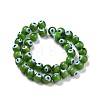 Handmade Evil Eye Lampwork Round Bead Strands LAMP-L055-10mm-27-3