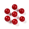 Opaque Solid Color Glass Beads GLAA-N007-10mm-A03-1